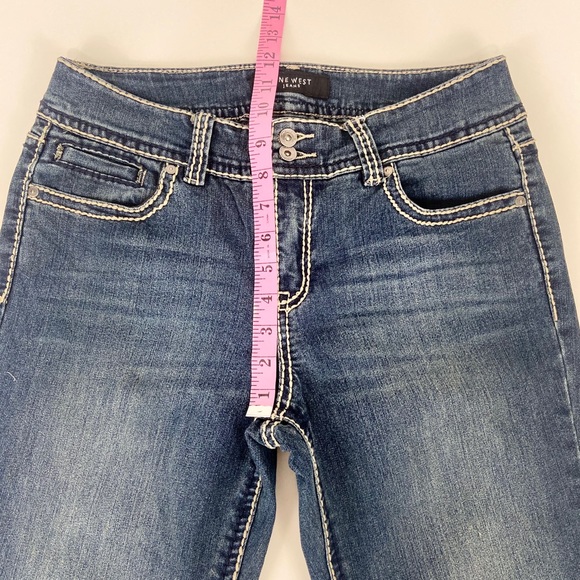 Nine West Jeans Annette Straight Leg Size 8 - Picture 6 of 8
